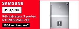 Réfrigérateur 2 portes RT53K653RSL/EF SAMSUNG