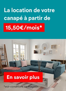 La location de votre canapé à partir de 0,50€