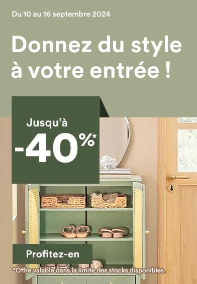 Donnez du style à votre entrée ! 