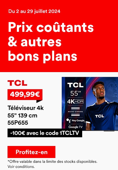 Téléviseur 4k 55" TCL