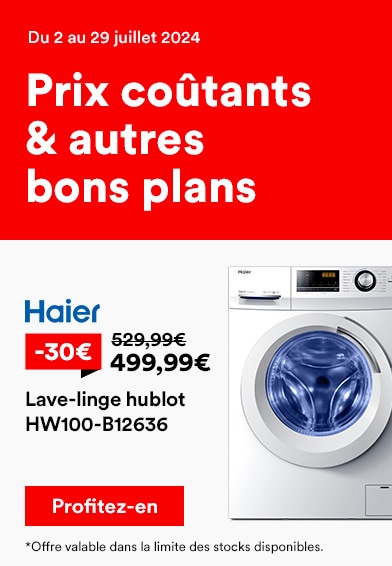 Lave-linge hublot HW100-B12636 HAIER