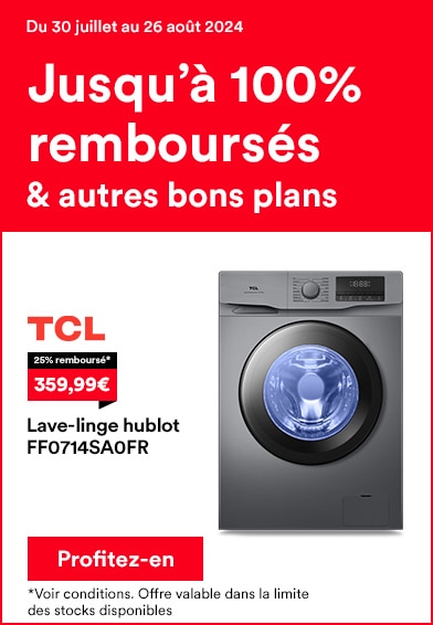 Lave-linge hublot FF0714SA0FR TCL