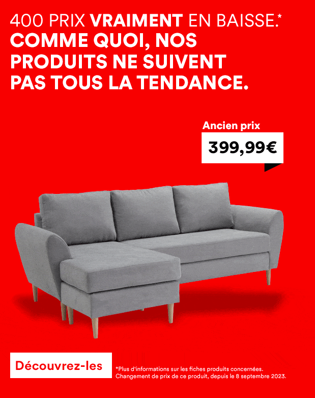 Prix en baisse