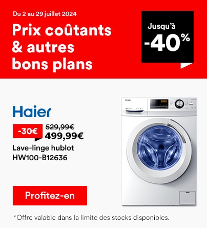 Lave-linge hublot HW100-B12636 HAIER