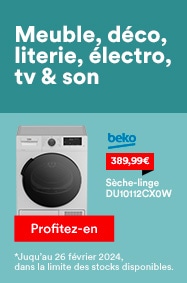 SECHE LINGE FRONTAL A CONDENSATION CONNECTE 9KG GRUNDIG GT76924D