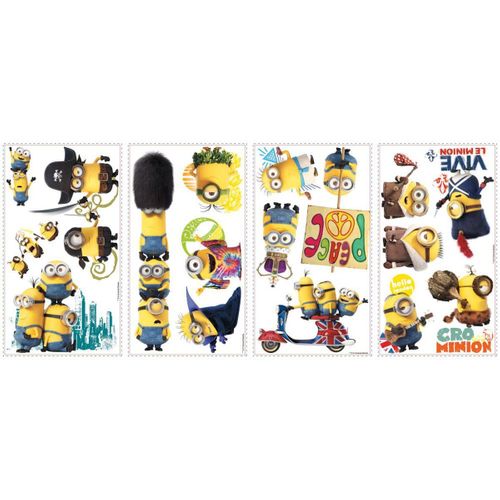 Stickers Repositionnables Les Minions, Le Film - Minions