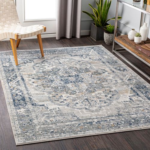 Tapis Vintage Oriental Gris/bleu/beige 200x275