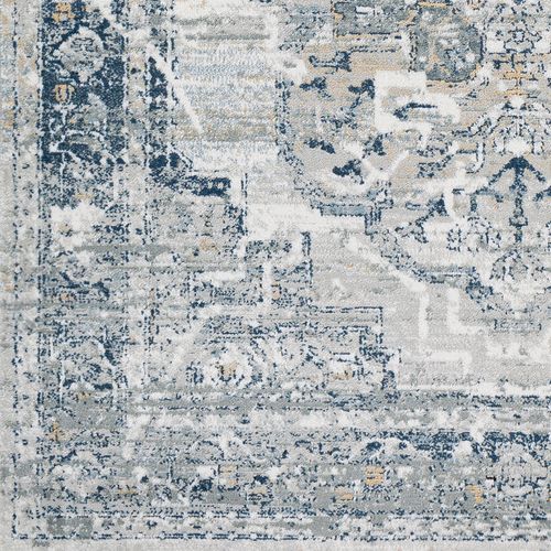 Tapis Vintage Oriental Gris/bleu/beige 200x275