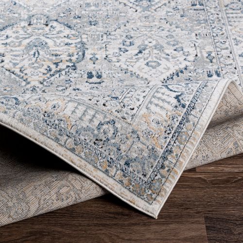 Tapis Vintage Oriental Gris/bleu/brun 160x220