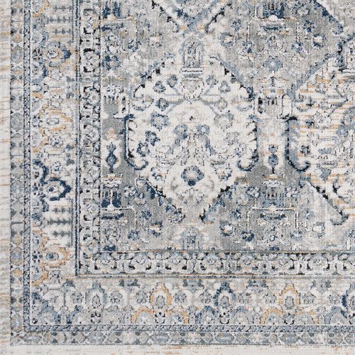 Tapis Vintage Oriental Gris/bleu/brun 160x220