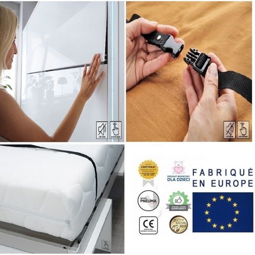 Lenart Lit Escamotable Matelas Inclus Horizontal 120x200cm Blanc Mat Lit Rabattable"consus"