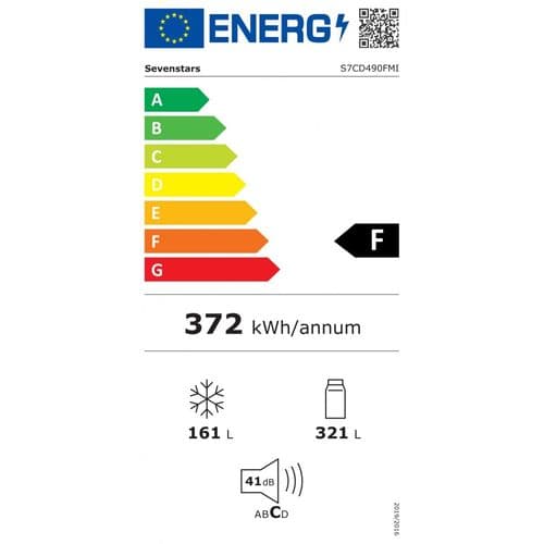 Réfrigérateur Multi-portes S7cd490fmi froid ventilé 482 litres 4 portes miroir