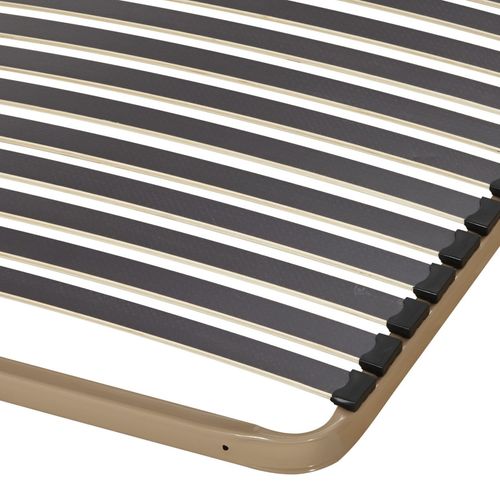 Sommier à Lattes + Pieds 120x200 C224 - 48 Lattes Bois - Fabrication Française