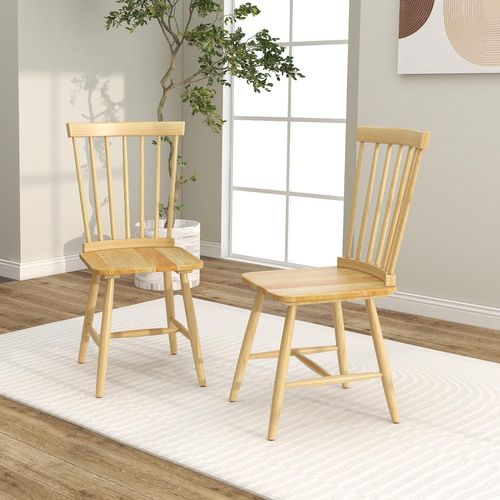 Chaises Salle à Manger En Bois, Chaise Cuisine Lot De 2, Chaise Scandinave Pour Salon(jaune)