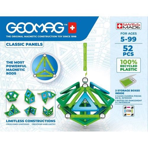 Geomag - Ecofriendly 52 PCs Panels