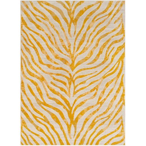 Tapis Zébré Bohème Jaune/beige 160x220