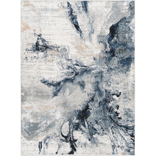 Tapis Abstrait Moderne Bleu/gris 160x220