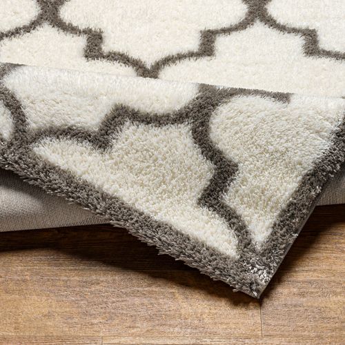 Tapis Shaggy Oriental Ivoire/gris 160x213