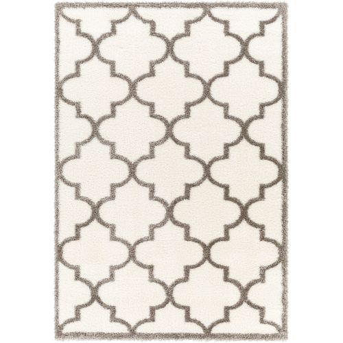 Tapis Shaggy Oriental Ivoire/gris 160x213