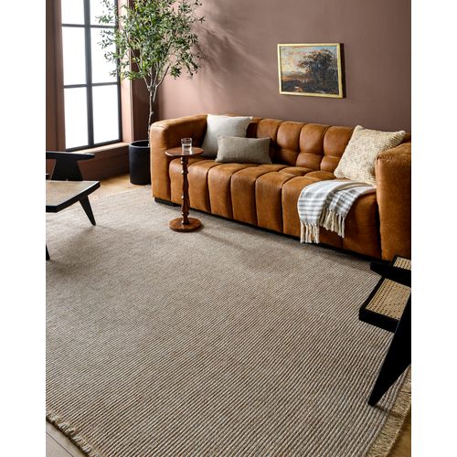 Tapis Bohème En Jute Marron Clair/brun Clair/gris 120x170