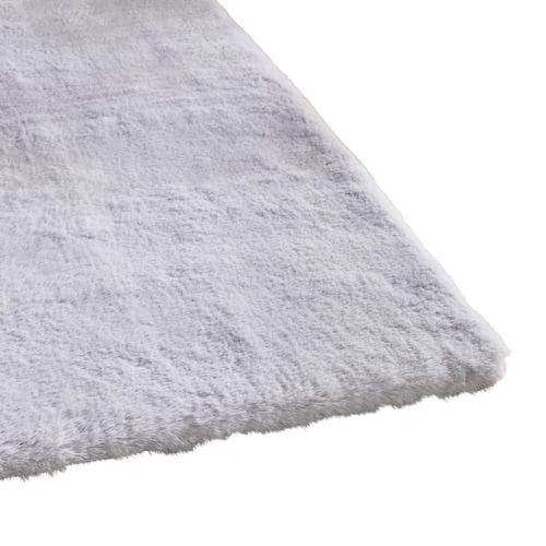 Tapis fausse fourrure JACOB Gris