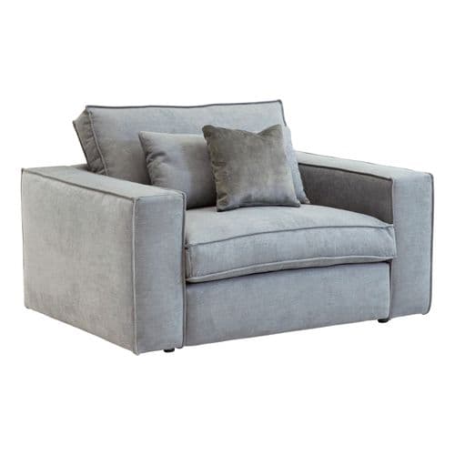 Fauteuil CLOUD grey et bador steel