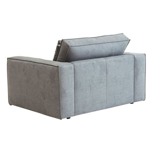 Fauteuil CLOUD grey et bador steel