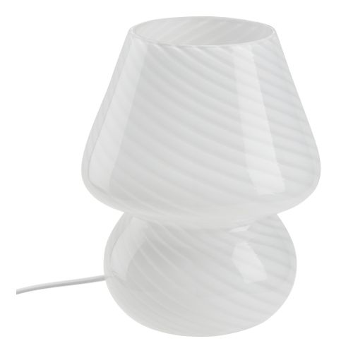 Lampe à poser H. 18,5 cm LINE Blanche