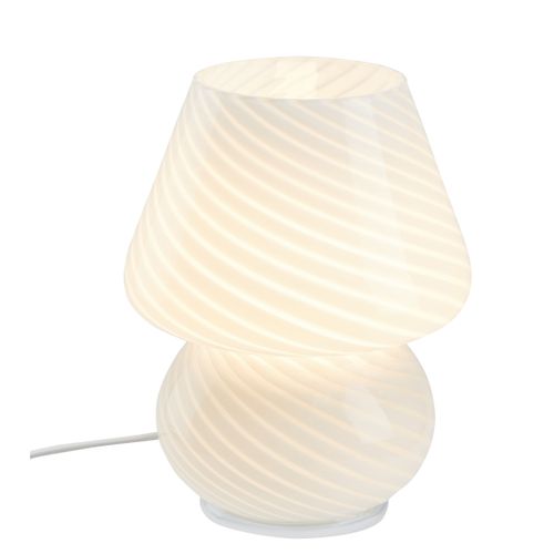 Lampe à poser H. 18,5 cm LINE Blanche