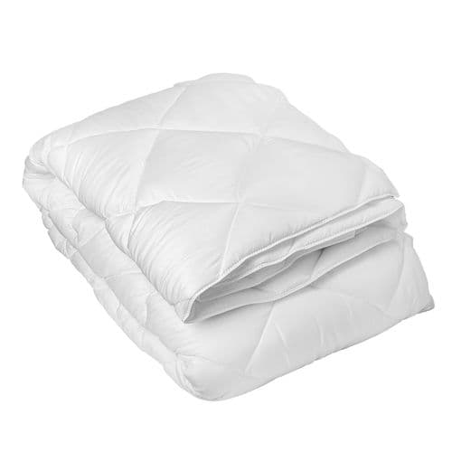 Couette En Microfibre 4 Saisons - 200x200 Cm - Blanc