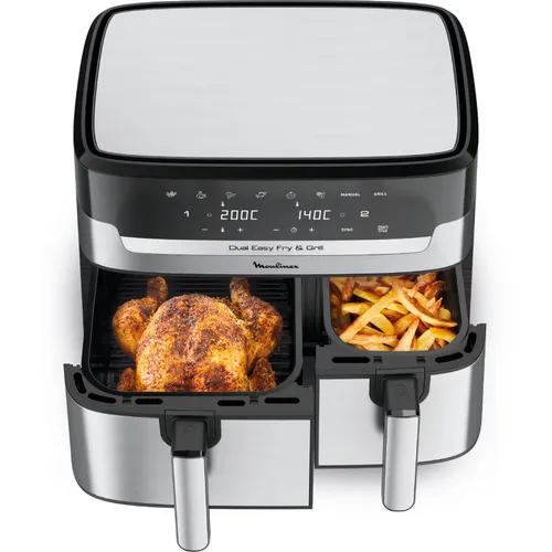 Friteuse à air MOULINEX EZ905D20 Dual Easy Fry & Grill