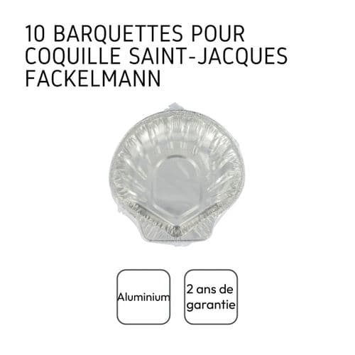 Lot De 10 Plats à Saint-jacques