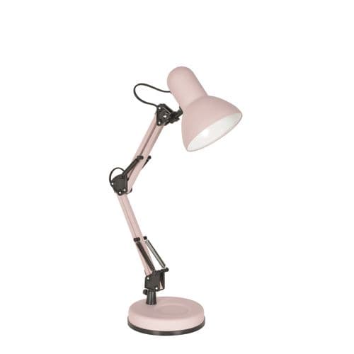 Lampe de bureau architecte FLEX Rose pâle