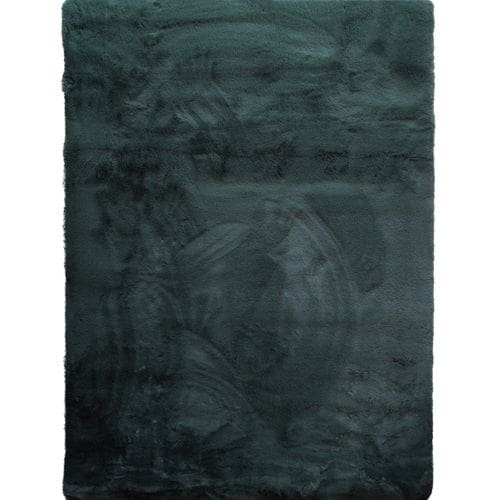 Tapis Imitation Fourrure Extra-doux Vert Foncé 160x220 - Siberie