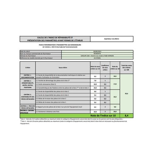 Aspirateur à Main Rechargeable 7.2v - Ac4769.01