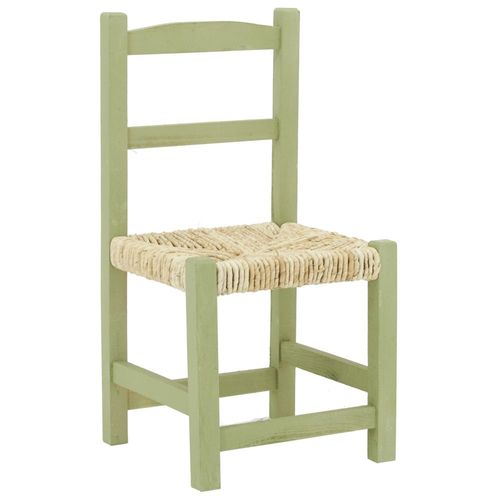 Chaise Enfant En Bois Vert