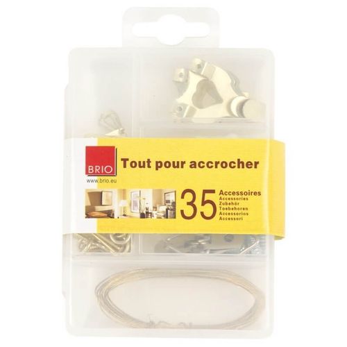 Brio Boîte 35 Accessoires D'accroche Naturel