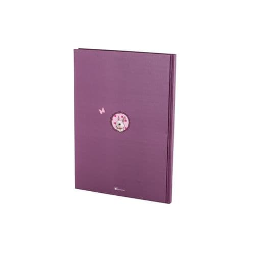 Livre De Naissance Foxy Violet A4 Naturel   Violet