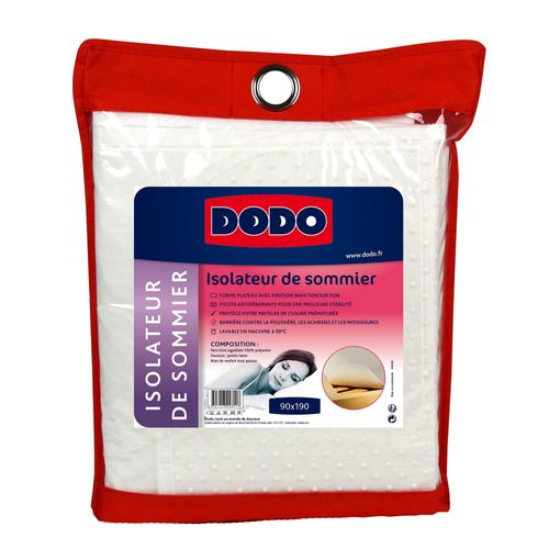 Isolateur de sommier 90x190 cm DODO blanc