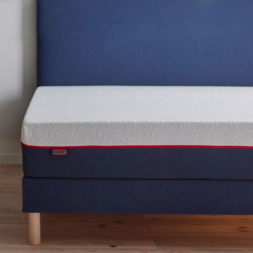 Matelas Mousse L'incontournable Ferme 160 X 200 Cm Blanc, Bleu Foncé