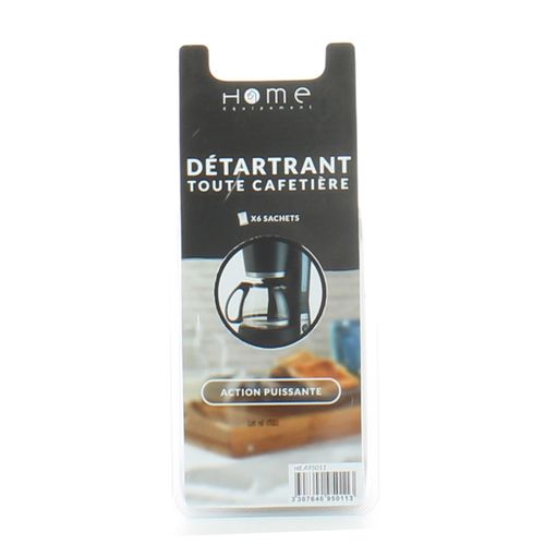 Détartrant En Poudre , 6 Sachets De 25grs Pour Cafetières Et Machines À Expresso  A95011 Pour  [...]