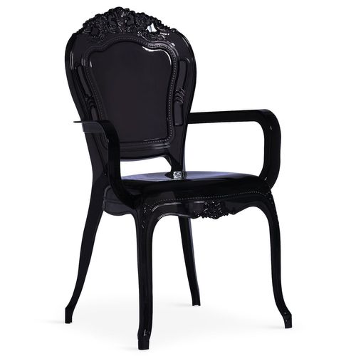 Lot De 2 Chaises Royales "heighness" 108cm Noir