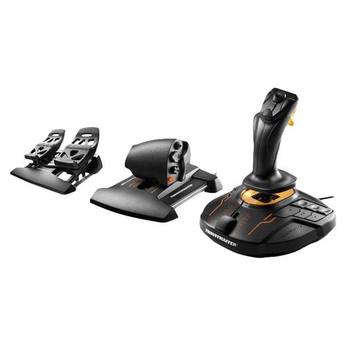 T.16000m Fcs Flight Pack Joystick Mac,pc Analogique/numérique Usb Noir