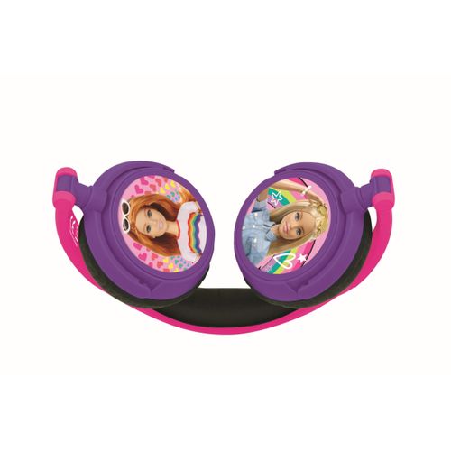 Casque Stéréo Filaire Pliable Pour Enfants Avec Limitation De Volume D'écoute Barbie