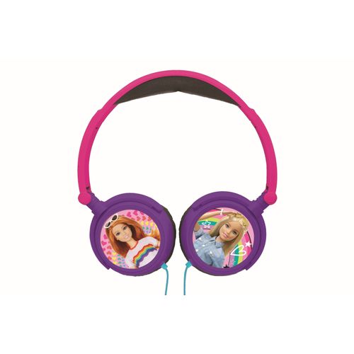 Casque Stéréo Filaire Pliable Pour Enfants Avec Limitation De Volume D'écoute Barbie