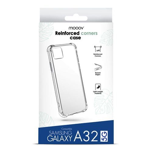 Coque Semi-rigide Renforcée Pour Samsung A32 5g - Transparente