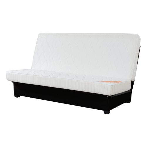 Banquette lit clic clac DUNLOPILLO MELI 28 KG 130 cm sans housse