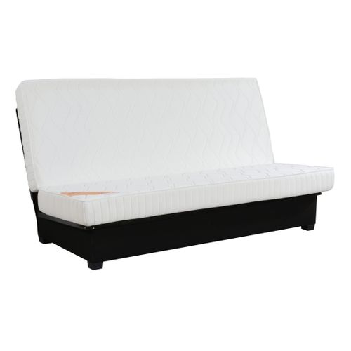 Banquette lit clic clac DUNLOPILLO MELI 28 KG 130 cm sans housse