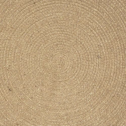 Tapis Rond Jute Lili Pompons D78