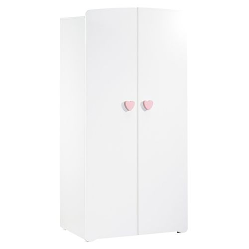 Chambre Complète Bébé Avec Lit 120x60cm, Commode à Langer Et Armoire 2 Portes